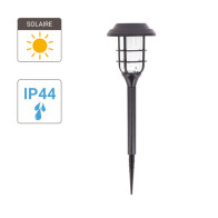 XANLITE ηλιακό καρφωτό led εφέ φλόγας 1800Κ IP44 πλαστικό αυτονομία 8h Φ118Χ427mm