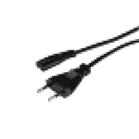 Hama Διπολικό Καλώδιο Ρεύματος 1,5 Μέτρο Μαύρο
