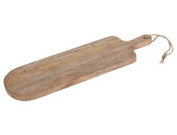 Ξύλινος Δίσκος Kοπής με λαβή Ξύλο Mango, 49x15x2.2cm
