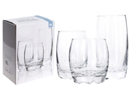 Excellent Houseware Σετ ποτήρια Xωρητικότητας 275ml - 18 τεμάχια