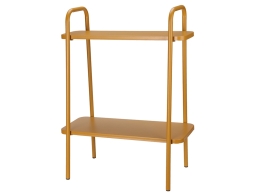 Βάση Φυτών με 2 επίπεδα και διαστάσεις 50x26x66cm - Mέταλλο - Mustard Yellow