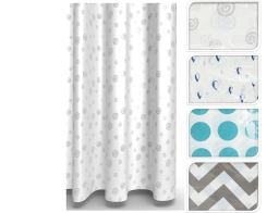 Κουρτίνα Μπάνιου Βathroom Solutions με διαστάσεις 180x180cm, σε 4 επιλογές σχεδίου