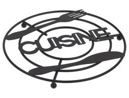 Σουπλά Μαγειρικών Σκευών - Μεταλλικό - 20x20x1.5cm