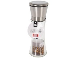Χειροκίνητος μύλος μπαχαρικών Excellent Houseware από γυαλί και ανοξείδωτο ατσάλι