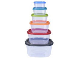 Σετ Δοχεία Αποθήκευσης Τροφίμων Excellent Houseware με χωρητικότητες 225ml, 375ml, 650ml, 1125ml, 1.9L, 3.2L - 6 τεμάχια