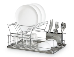 Διώροφη Πιατοθήκη 5Five με χώρο για 10 πιάτα και διαστάσεις 47x32.3x22.5cm