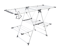 Πτυσσόμενη Απλώστρα Ρούχων 5five με συνολικό μήκος απλώματος 24m και διαστάσεις 156x61x96cm