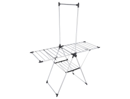 Πτυσσόμενη Απλώστρα Ρούχων 5five με συνολικό μήκος απλώματος 16m και διαστάσεις 158x69.7x180cm