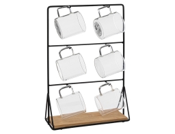 Secret de Gourmet Σετ Κούπες & Μεταλλική Βάση Mia με χωρητικότητα 100ml - 7 τεμάχια