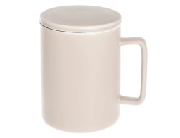 Secret de Gourmet Κούπα Νature Pink με καπάκι, φίλτρο και χωρητικότητα 400ml