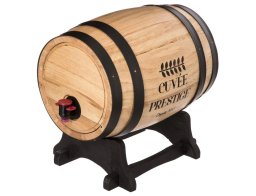 Ξύλινο βαρέλι κρασιού Secret De Gourmet με χωρητικότητα 5.5L και Κάνουλα