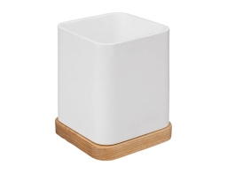 Επιτραπέζια Ποτηροθήκη 5Five με διαστάσεις 8.2x8.2x10cm - Λευκή
