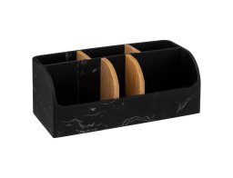 Κουτί οργάνωσης 5Five, 26x12x10cm - Απόχρωση Μαύρο