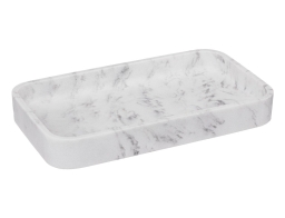 Θήκη για σαπούνι 5Five με διαστάσεις 19x11x2,5cm - Λευκή