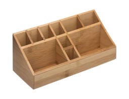 Κουτί Οργάνωσης Make up 5five από Ξύλο Bamboo, 23x9x9.5cm - Απόχρωση Ξύλου