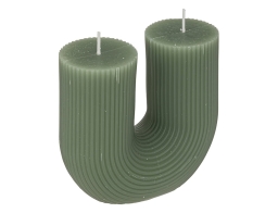 Διακοσμητικό Κερί Demi Αtmosphera με διάρκεια καύσης 20 ώρες και διαστάσεις 11x5.1x12cm - Green
