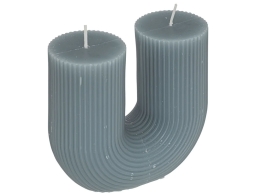 Διακοσμητικό κερί Demi Αtmosphera με διάρκεια καύσης 20 ώρες και διαστάσεις 11x5.1x12cm - Storm Blue