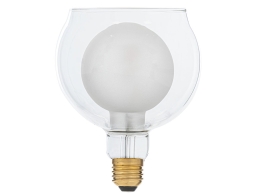 Λάμπα LED G125 Atmosphera για ντουί E27, 4W, 2200Κ, Θερμό Λευκό