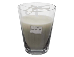 Αρωματικό κερί Harmony Home Deco Factory με διάρκεια καύσης 120 ώρες, άρωμα Amber και διαστάσεις 18.7x23.3cm