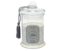 Αρωματικό κερί Home Deco Factory με διάρκεια καύσης 80 ώρες, άρωμα Cotton και διαστάσεις 13.2x23.5cm
