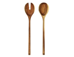 Σετ Κουτάλες Σερβιρίσματος Home Deco Factory από Ξύλο Ακακίας - 2 τεμάχια