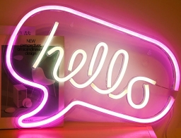 Φωτιστικό Neon Home Deco Factory LA10425 - Hello - USB