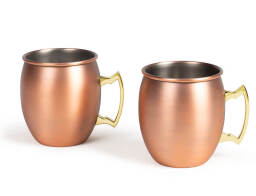 Livoo Σετ ποτήρια Moscow Mule με χωρητικότητα 500ml - 2 τεμάχια