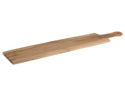Δίσκος Σερβιρίσματος με λαβή - Teak wood - 70x15x1.5cm