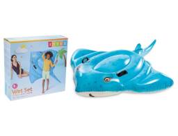 Φουσκωτό θαλάσσης Ride on Intex με διαστάσεις 185x145cm - Σαλάχι
