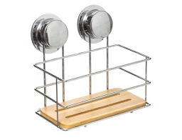 Ράφι Μπάνιου 5five με διαστάσεις 19x12x18.5cm - Ξύλο Bamboo - Απόχρωση Ξύλου