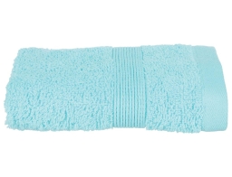 Πετσέτα χεριών Praia Atmosphera από Βαμβάκι 450gsm, με διαστάσεις 30x50cm - Turquoise blue