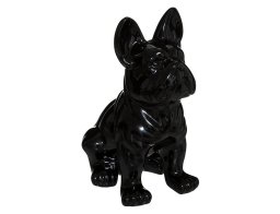 Αtmospher Διακοσμητική Φιγούρα Σκυλάκι Bulldog με διαστάσεις 22.5x18x12cm - Black
