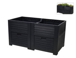 THE NETHERLANDS Ζαρντινιέρα με αποθηκευτικό χώρο και διαστάσεις 150x76x78cm