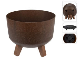 THE NETHERLANDS  Γλάστρα με σύστημα αποστράγγισης, βάση και διαστάσεις 23.8x23.8x18.7cm