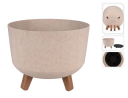 THE NETHERLANDS Γλάστρα με σύστημα αποστράγγισης, βάση και διαστάσεις 29x29x22cm