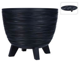 THE NETHERLANDS Γλάστρα με σύστημα αποστράγγισης, βάση και διαστάσεις 29x29x24cm