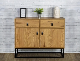 Μπουφές Abbott Home Deco Factory με διαστάσεις 100x29x80cm - Απόχρωση Ξύλου