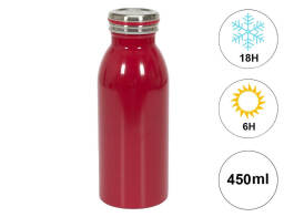 Cook Concept Mπουκάλι Θερμός με χωρητικότητα 450ml και διατήρηση θερμοκρασίας 6h ζεστό / 18h κρύο