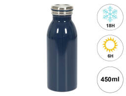 Cook Concept Mπουκάλι Θερμός με χωρητικότητα 450ml και διατήρηση θερμοκρασίας 6h ζεστό / 18h κρύο