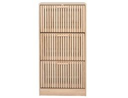 Home Deco Factory Παπουτσοθήκη Klaus με 3 ράφια, 6 επίπεδα και διαστάσεις 60x24x113cm - Απόχρωση Ξύλου