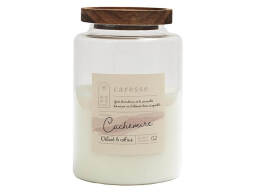 Home Deco Factory Αρωματικό κερί με διάρκεια καύσης 45 ώρες, άρωμα Cashmere και διαστάσεις 11x16.5cm