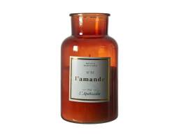 Home Deco Factory Αρωματικό κερί Apothecary με διάρκεια καύσης 110 ώρες, άρωμα Almond και διαστάσεις 14x25.5cm