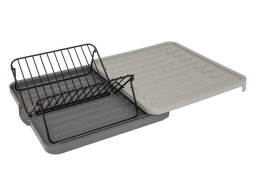 5Five Πτυσσόμενη Πιατοθήκη 12 Πιάτων 58.2x36.2x10.3cm Γκρι