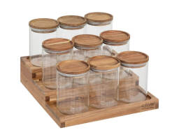 5five Βάση Μπαχαρικών Harmony 9 Θέσεων 23x24x15cm