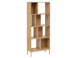 Βιβλιοθήκη Tasso 5five με 4 ράφια και διαστάσεις 63x29.8x159cm - Απόχρωση Ξύλου