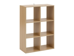 Ραφιέρα Οργάνωσης Tasso 5five με 3 ράφια και διαστάσεις 68.5x32x102cm - Συνδυάζεται με κουτιά αποθήκευσης - Σε απόχρωση Ξύλου