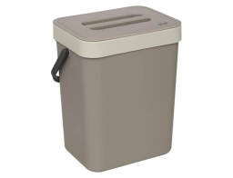 5five Καλάθι απορριμμάτων για ντουλάπι, με χωρητικότητα 5L και διαστάσεις 18.7x14.5x24.5cm - Beige