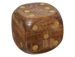 Αtmosphera Σετ Διακοσμητικό Κουτί με 5 ζάρια και διαστάσεις 6.5x6.5x6.5cm