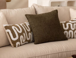 Atmosphera  Διακοσμητικό Μαξιλάρι Saona με διαστάσεις 45x45cm - Khaki green