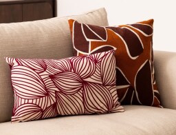 Atmosphera  Διακοσμητικό Μαξιλάρι Autumn με διαστάσεις 50x30cm - Ruby red